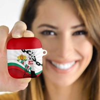 Bulgaria Liberation Day AirPods Case Happy 3rd March Shipka Monument Curve Flag