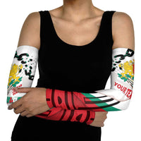 Personalized Bulgaria Liberation Day Arm Sleeves Happy 3rd March Shipka Monument Curve Flag