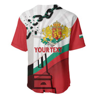 Personalized Bulgaria Liberation Day Baseball Jersey Happy 3rd March Shipka Monument Curve Flag