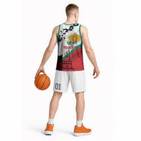 Personalized Bulgaria Liberation Day Basketball Jersey Happy 3rd March Shipka Monument Curve Flag