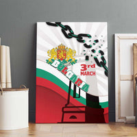 Bulgaria Liberation Day Canvas Wall Art Happy 3rd March Shipka Monument Curve Flag