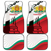 Personalized Bulgaria Liberation Day Car Mats Happy 3rd March Shipka Monument Curve Flag