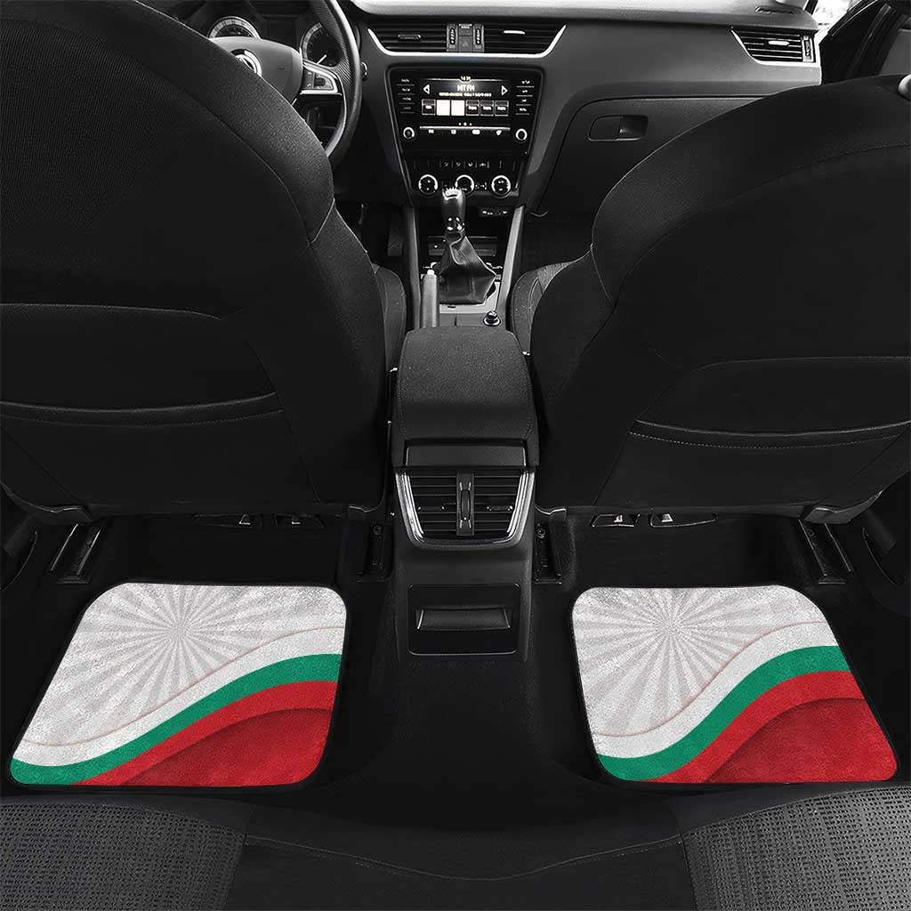 Personalized Bulgaria Liberation Day Car Mats Happy 3rd March Shipka Monument Curve Flag