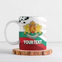 Personalized Bulgaria Liberation Day Ceramic Mug Happy 3rd March Shipka Monument Curve Flag