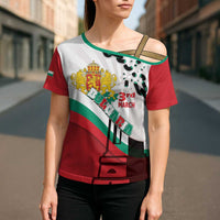 Personalized Bulgaria Liberation Day Cross Shoulder Shirt Happy 3rd March Shipka Monument Curve Flag
