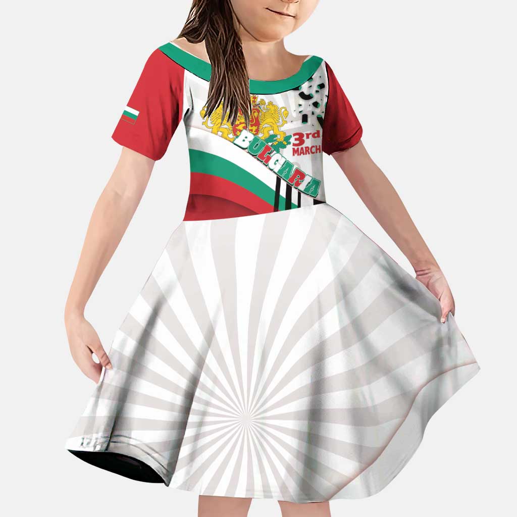 Personalized Bulgaria Liberation Day Family Matching Off The Shoulder Long Sleeve Dress and Hawaiian Shirt Happy 3rd March Shipka Monument Curve Flag