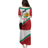 Personalized Bulgaria Liberation Day Family Matching Puletasi and Hawaiian Shirt Happy 3rd March Shipka Monument Curve Flag
