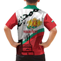 Personalized Bulgaria Liberation Day Family Matching Summer Maxi Dress and Hawaiian Shirt Happy 3rd March Shipka Monument Curve Flag