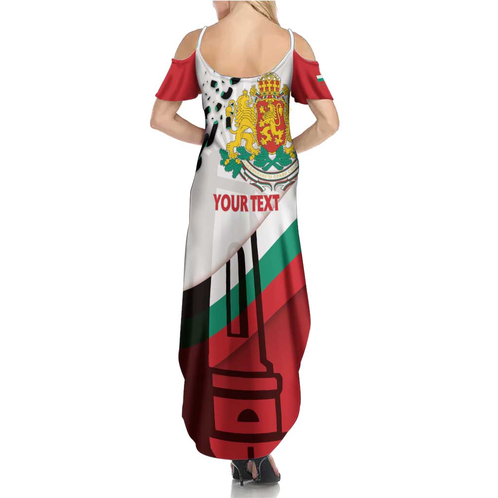 Personalized Bulgaria Liberation Day Family Matching Summer Maxi Dress and Hawaiian Shirt Happy 3rd March Shipka Monument Curve Flag