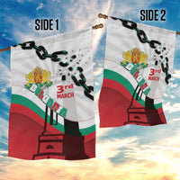 Bulgaria Liberation Day Garden Flag Happy 3rd March Shipka Monument Curve Flag