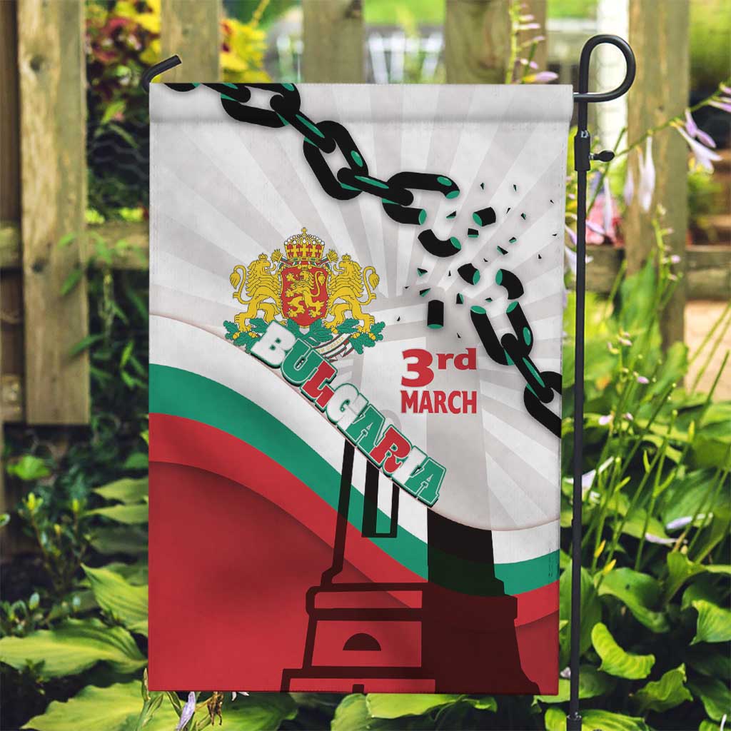 Bulgaria Liberation Day Garden Flag Happy 3rd March Shipka Monument Curve Flag