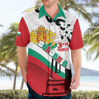 Personalized Bulgaria Liberation Day Hawaiian Shirt Happy 3rd March Shipka Monument Curve Flag