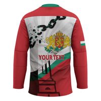 Personalized Bulgaria Liberation Day Hockey Jersey Happy 3rd March Shipka Monument Curve Flag