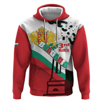 Personalized Bulgaria Liberation Day Hoodie Happy 3rd March Shipka Monument Curve Flag