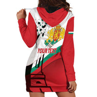 Personalized Bulgaria Liberation Day Hoodie Dress Happy 3rd March Shipka Monument Curve Flag