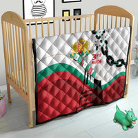 Bulgaria Liberation Day Quilt Happy 3rd March Shipka Monument Curve Flag
