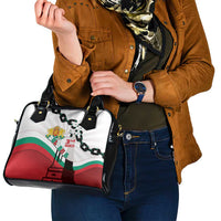 Bulgaria Liberation Day Shoulder Handbag Happy 3rd March Shipka Monument Curve Flag