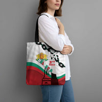 Bulgaria Liberation Day Tote Bag Happy 3rd March Shipka Monument Curve Flag