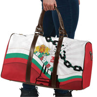 Bulgaria Liberation Day Travel Bag Happy 3rd March Shipka Monument Curve Flag