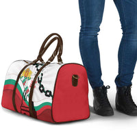 Bulgaria Liberation Day Travel Bag Happy 3rd March Shipka Monument Curve Flag