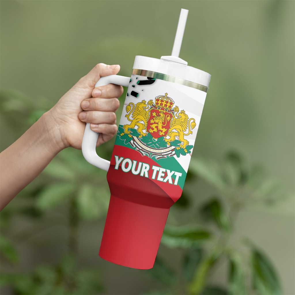 Personalized Bulgaria Liberation Day Tumbler With Handle Happy 3rd March Shipka Monument Curve Flag
