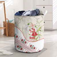 Baba Marta Bulgaria Laundry Basket Martenitsa Snowdrop Shevitsa Folk Pattern