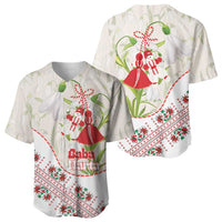 Baba Marta Bulgaria Baseball Jersey Martenitsa Snowdrop Shevitsa Folk Pattern