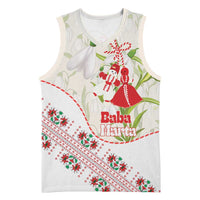 Baba Marta Bulgaria Basketball Jersey Martenitsa Snowdrop Shevitsa Folk Pattern
