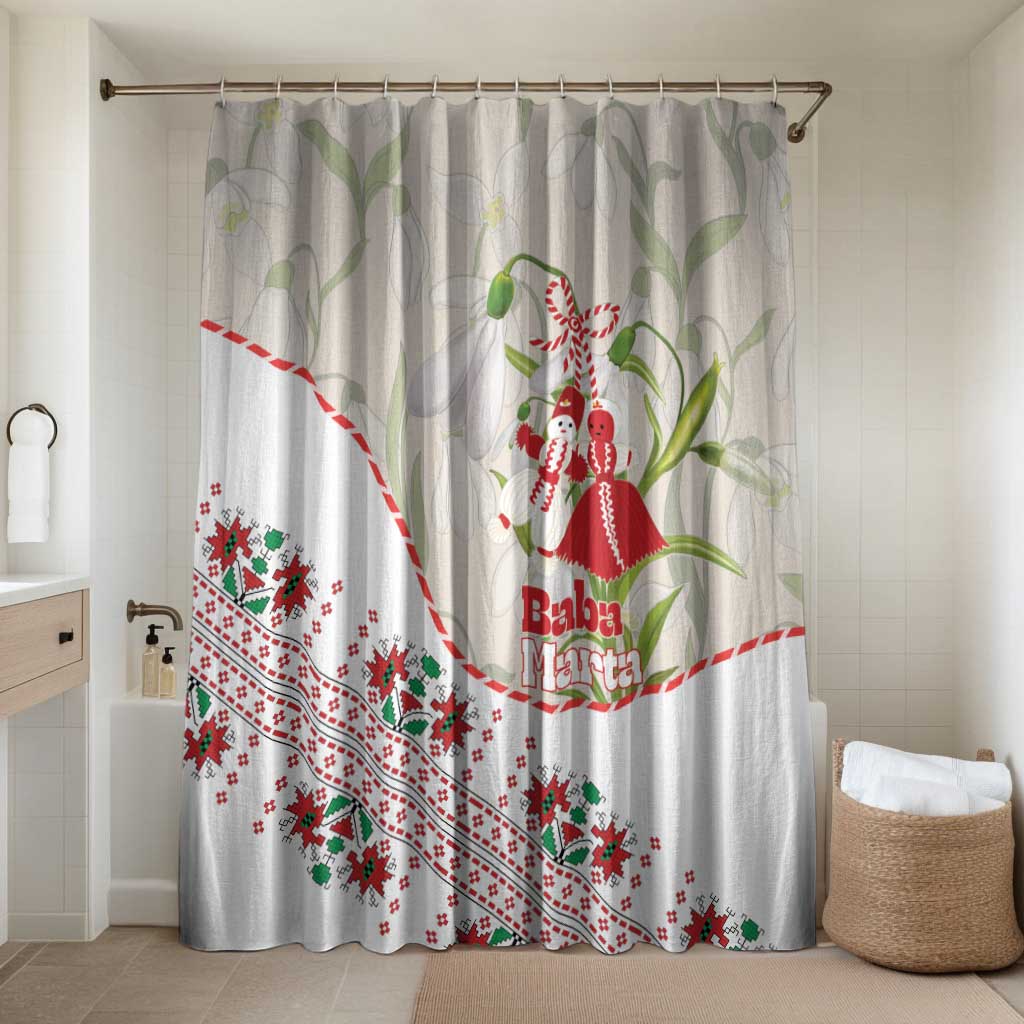 Baba Marta Bulgaria Bathroom Set Martenitsa Snowdrop Shevitsa Folk Pattern