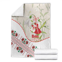 Baba Marta Bulgaria Blanket Martenitsa Snowdrop Shevitsa Folk Pattern