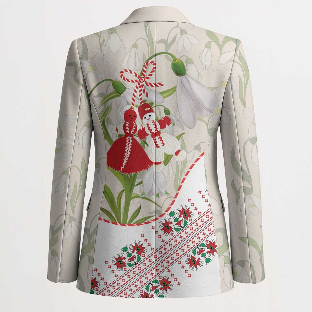 Baba Marta Bulgaria Blazer Martenitsa Snowdrop Shevitsa Folk Pattern