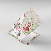 Baba Marta Bulgaria Canvas Wall Art Martenitsa Snowdrop Shevitsa Folk Pattern