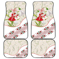 Baba Marta Bulgaria Car Mats Martenitsa Snowdrop Shevitsa Folk Pattern