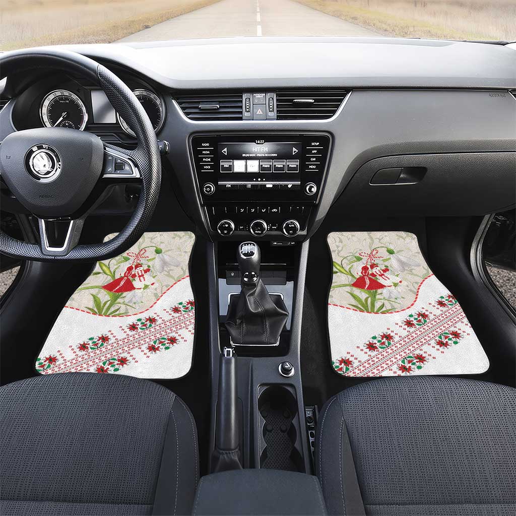 Baba Marta Bulgaria Car Mats Martenitsa Snowdrop Shevitsa Folk Pattern