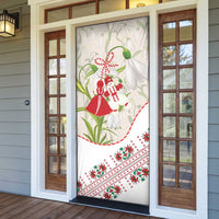 Baba Marta Bulgaria Door Cover Martenitsa Snowdrop Shevitsa Folk Pattern