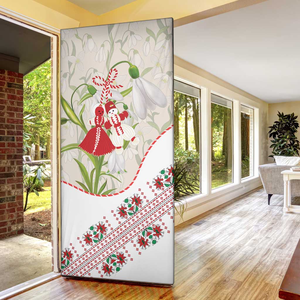 Baba Marta Bulgaria Door Cover Martenitsa Snowdrop Shevitsa Folk Pattern