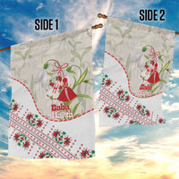 Baba Marta Bulgaria Garden Flag Martenitsa Snowdrop Shevitsa Folk Pattern