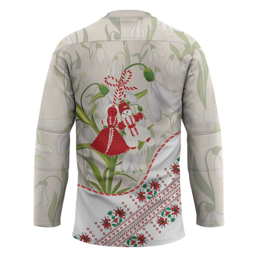 Baba Marta Bulgaria Hockey Jersey Martenitsa Snowdrop Shevitsa Folk Pattern