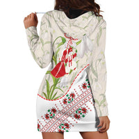 Baba Marta Bulgaria Hoodie Dress Martenitsa Snowdrop Shevitsa Folk Pattern