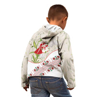 Baba Marta Bulgaria Kid Hoodie Martenitsa Snowdrop Shevitsa Folk Pattern
