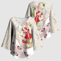 Baba Marta Bulgaria Kimono Sleeve Blouse Martenitsa Snowdrop Shevitsa Folk Pattern