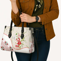 Baba Marta Bulgaria Leather Bag Martenitsa Snowdrop Shevitsa Folk Pattern