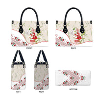 Baba Marta Bulgaria Leather Bag Martenitsa Snowdrop Shevitsa Folk Pattern