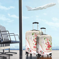 Baba Marta Bulgaria Luggage Cover Martenitsa Snowdrop Shevitsa Folk Pattern