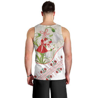 Baba Marta Bulgaria Men Tank Top Martenitsa Snowdrop Shevitsa Folk Pattern