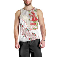 Baba Marta Bulgaria Men Tank Top Martenitsa Snowdrop Shevitsa Folk Pattern