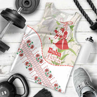 Baba Marta Bulgaria Men Tank Top Martenitsa Snowdrop Shevitsa Folk Pattern