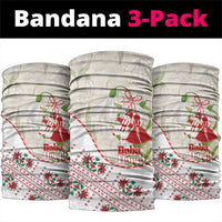 Baba Marta Bulgaria Neck Gaiter Martenitsa Snowdrop Shevitsa Folk Pattern
