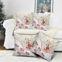 Baba Marta Bulgaria Pillow Cover Martenitsa Snowdrop Shevitsa Folk Pattern