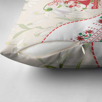 Baba Marta Bulgaria Pillow Cover Martenitsa Snowdrop Shevitsa Folk Pattern